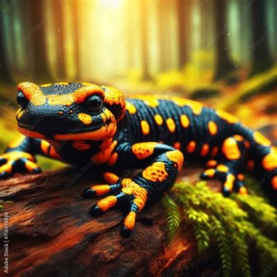  Salamandra de Fuego: ¡Un Anfibio Ardiente con un Estilo de Vida Acuático Fascinante!